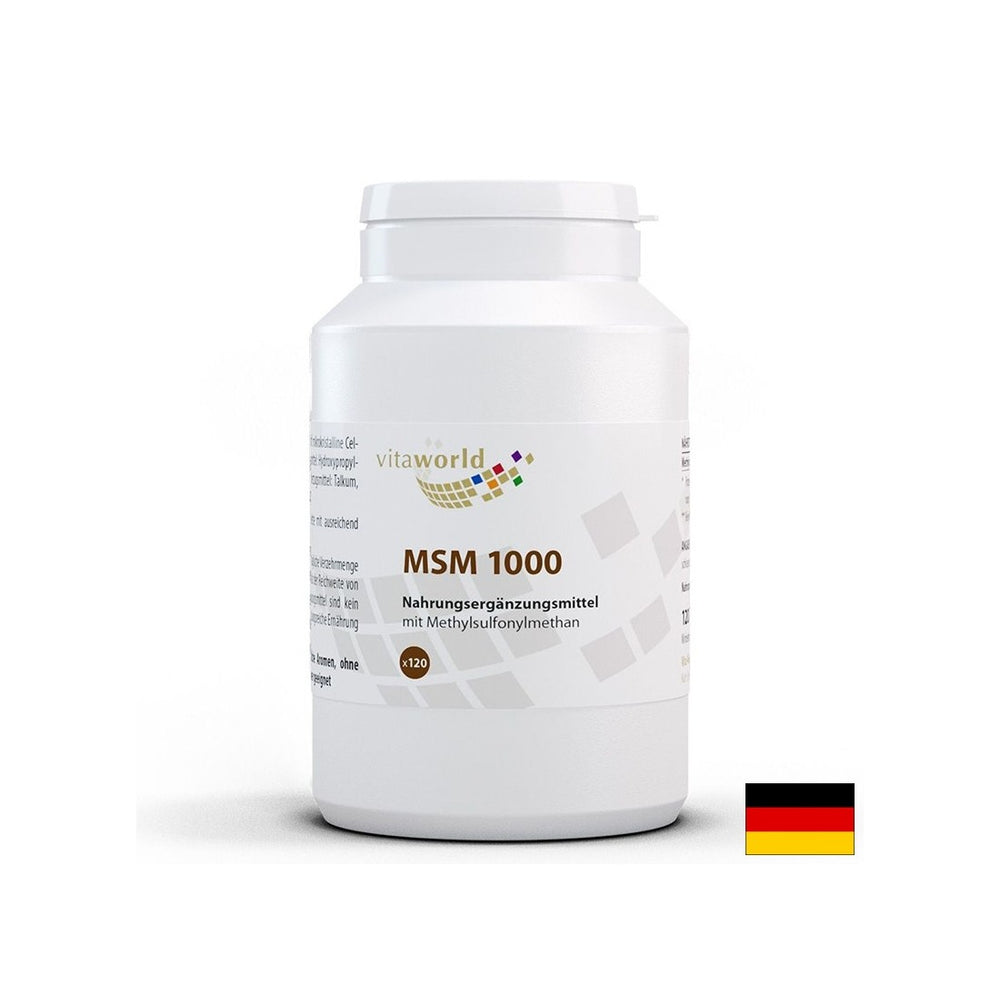 Spoji in kosti - MSM (metilsulfonil metan), 1000 mg x 120 tablet