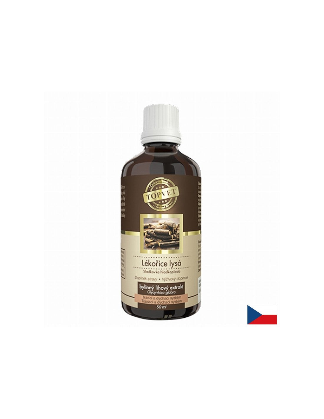 Prebavni trakt in dihalni sistem - licorice, 50 ml tinkture