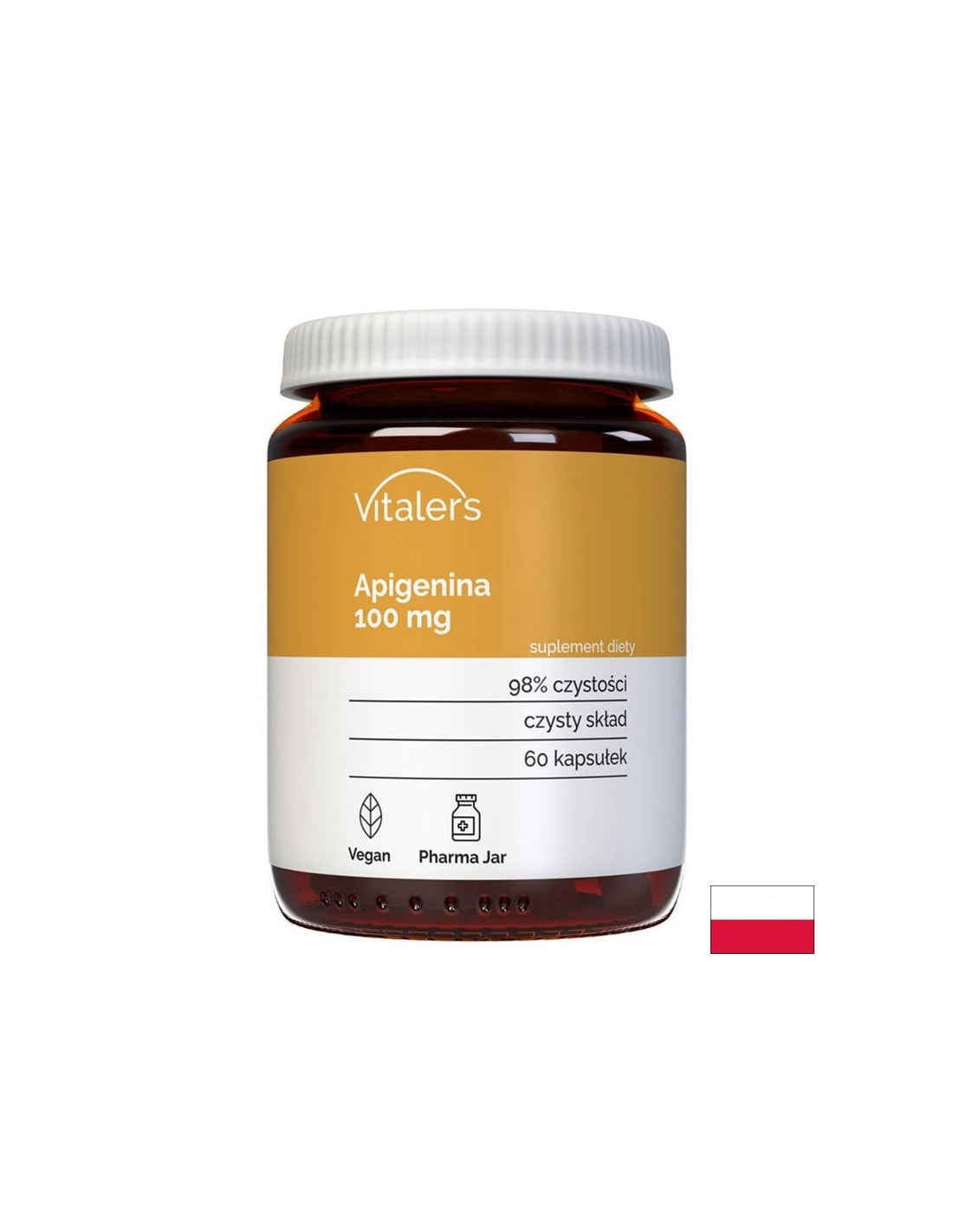Stres in nespečnost - apigenin (iz kamilice), 100 mg x 60 kapsul