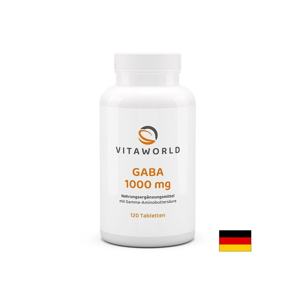Stres in nespečnost - GABA (gama -aminobutirna kislina), 1000 mg x 120 tablet