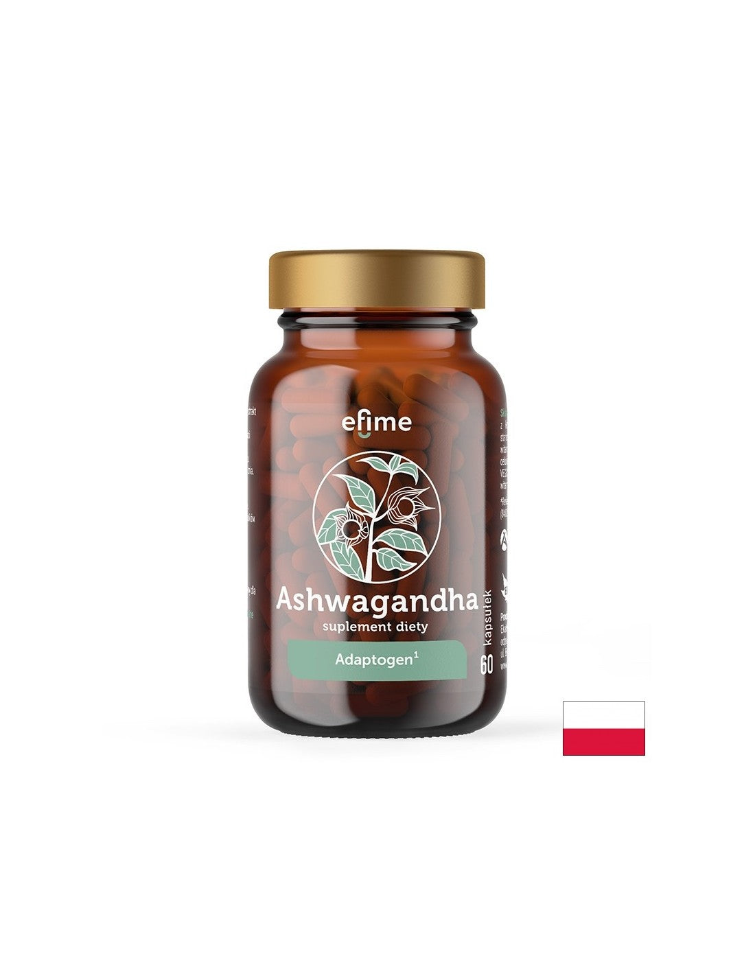 Stres in dobro razpoloženje - ashwagandha, 60 kapsul ekamedica