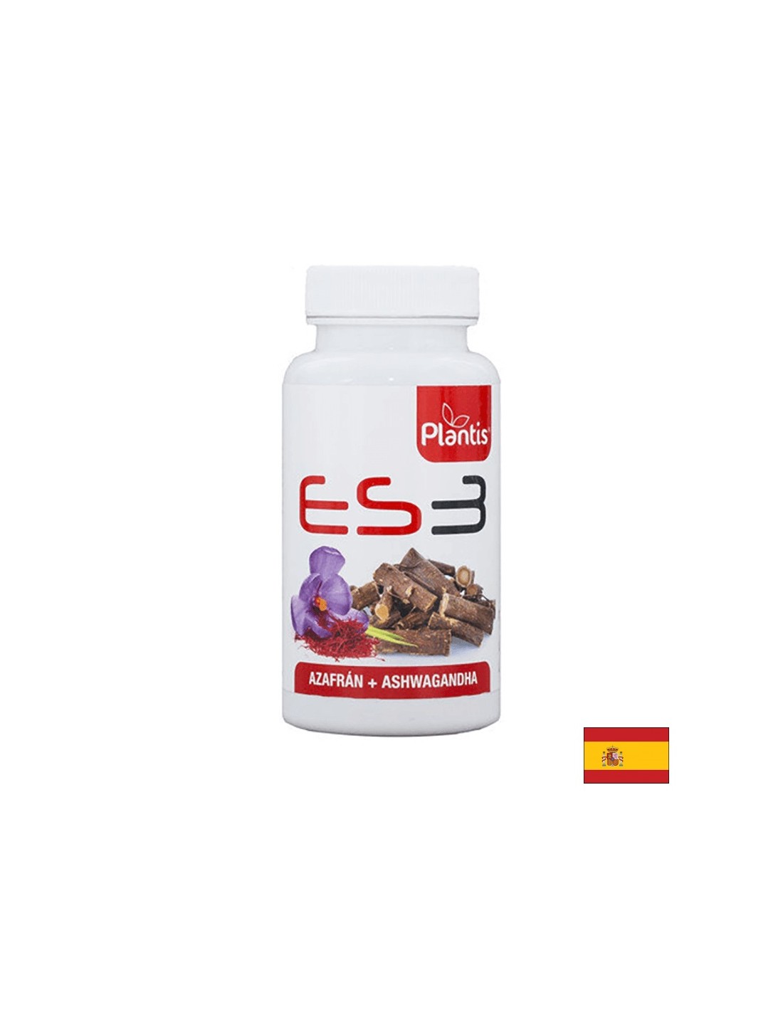Stres in dobro razpoloženje - žafran + Ashwagandha ES3 Plantis®, 30 kapsul
