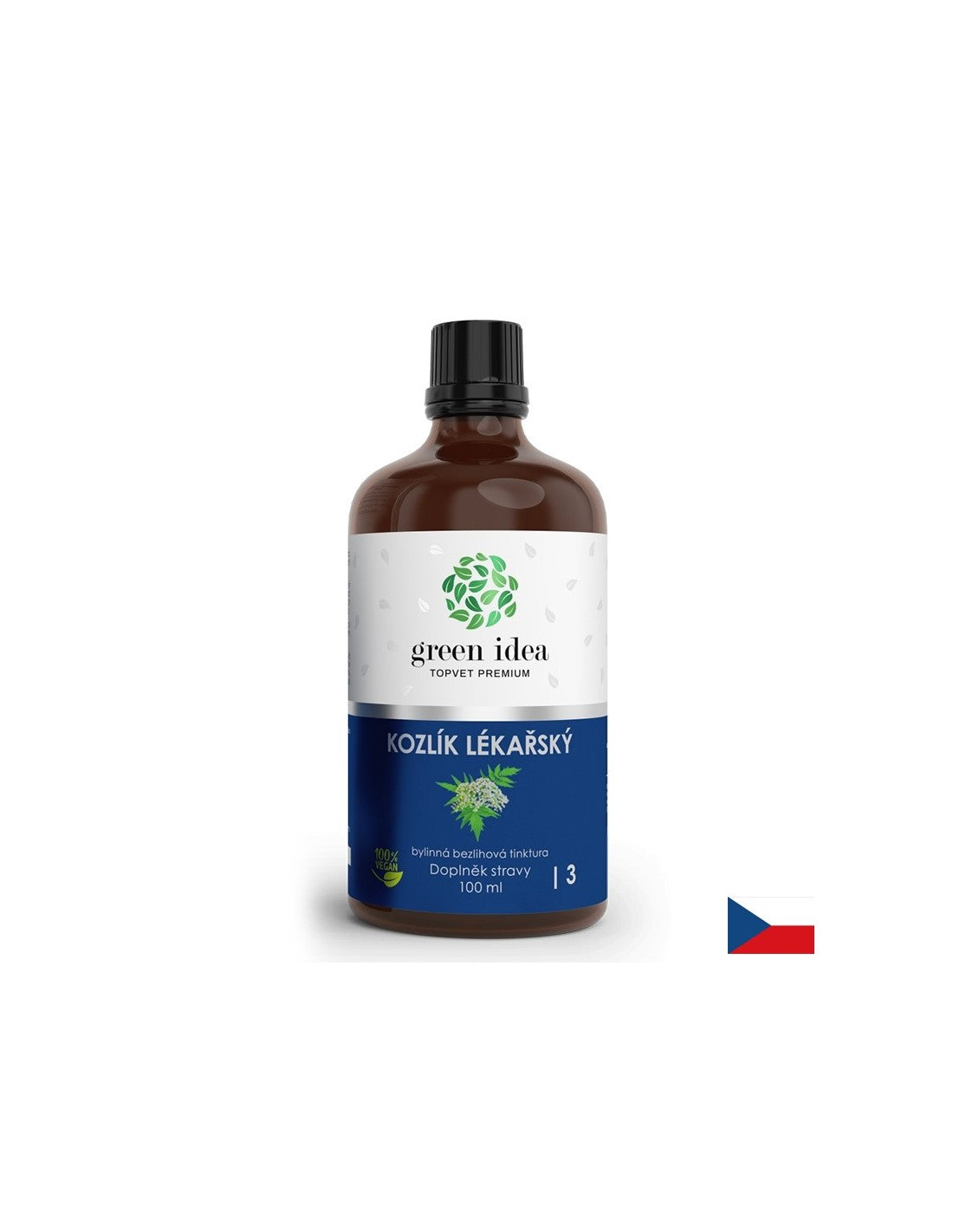 Stres in dobro razpoloženje - Valerian (korenina), 100 ml tinkture (brez alkohola)