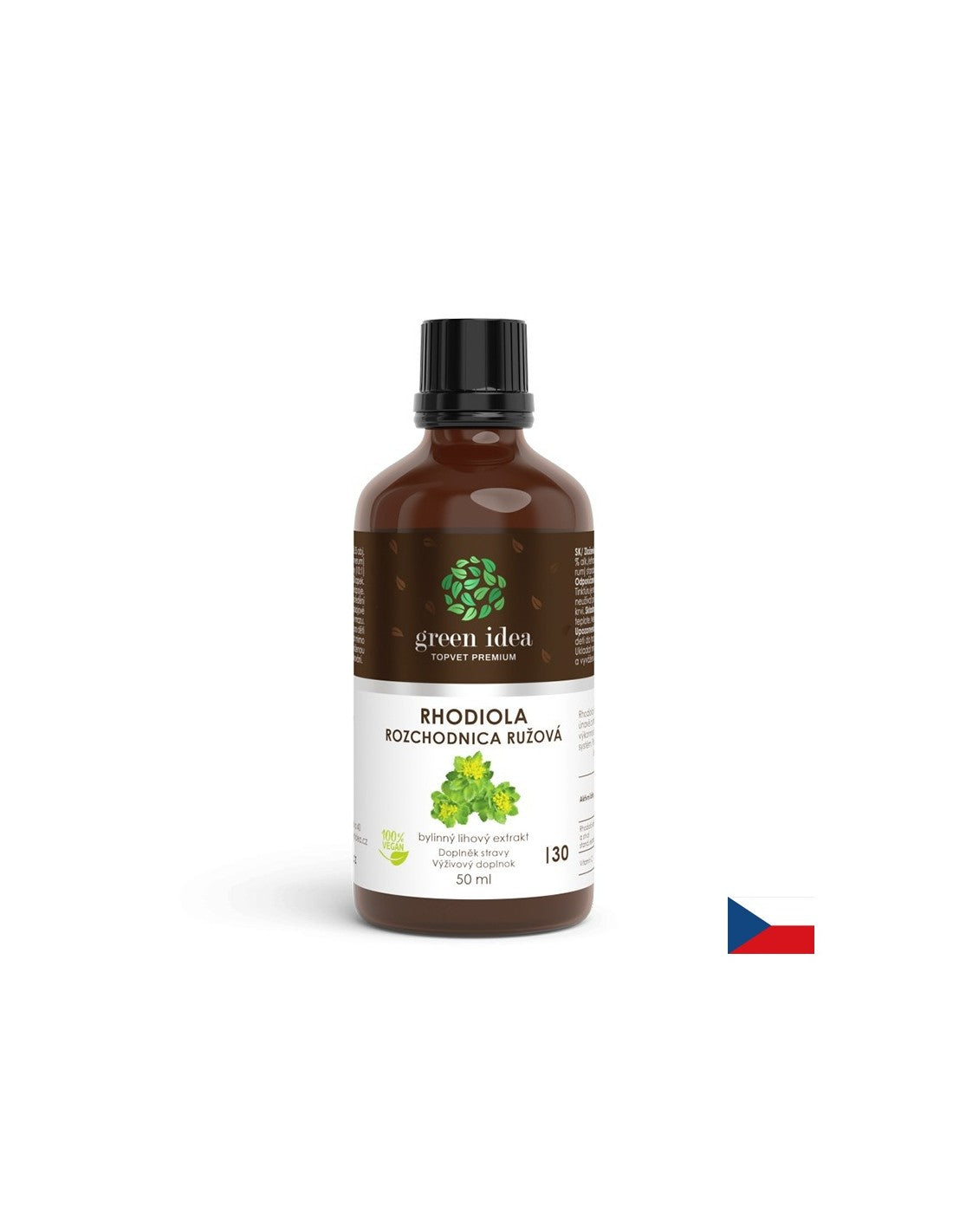 Stres in dobro razpoloženje - zlati korenina + vitamin C, 50 ml tinkture