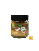 Aromatične organske začimbe - kurkuma, karob, črni poper in ingver, 80 g, prah