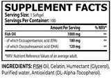 Omega 3 1000 mg - 100 gel kapsul