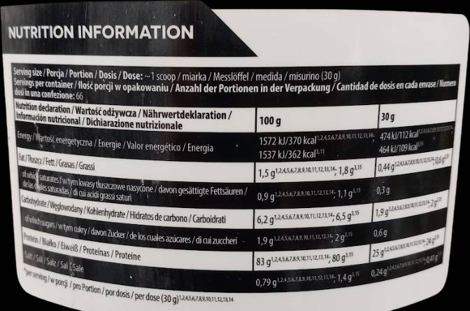 Zlata ISO Whey | Izolat sirotkinih beljakovin - 2000 gramov