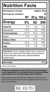 Keto kolagen + mct v prahu - 800 gramov