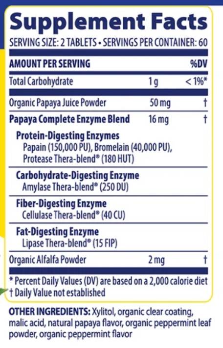Papaya Complete - 120 tablet
