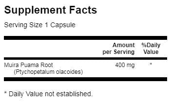 Muira puma korenina 400 mg 90 kapsul