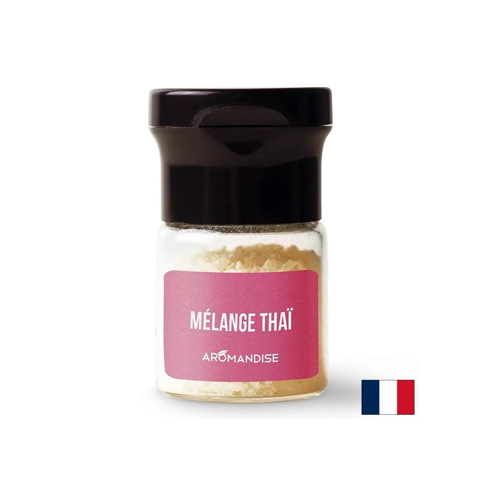 Kristali z eteričnimi olji in čilijem - tajsko mešanico - za aromatične jedi, omake, pijače, 10 g