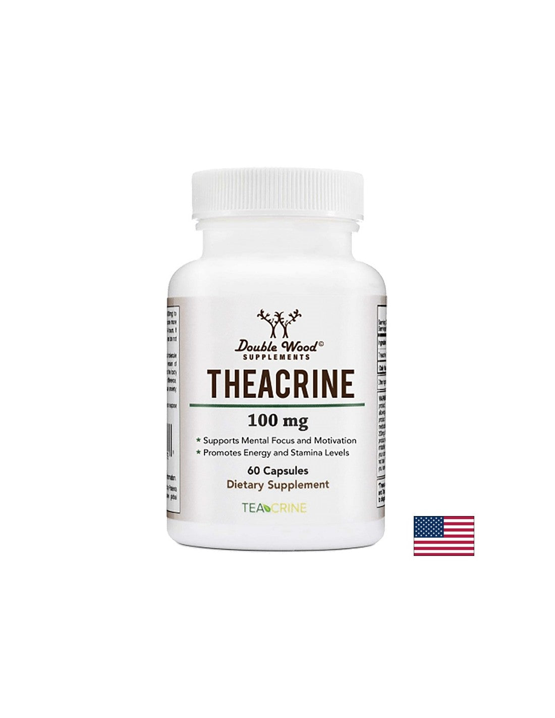 Theacrine, 60 kapsul <tc>Double Wood</tc>