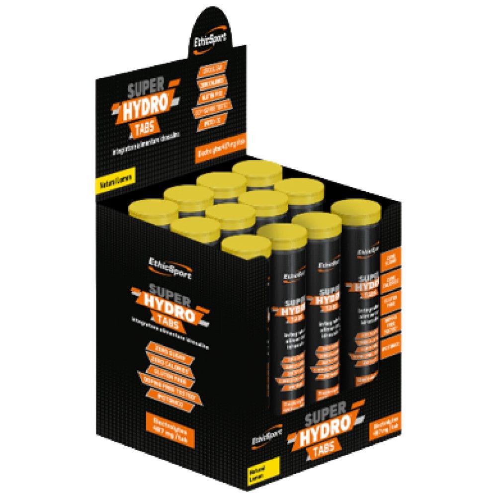 Super Hydro Tabs | Izotonični šumeči zavihki - 12 x 20 topne tablete