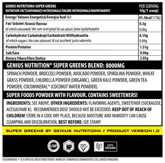 Super Zeleni | 100% naravnih 9 super sestavin 300 gramov