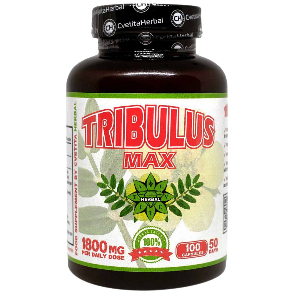 Tribulus max 1800 mg - 100 kapsul