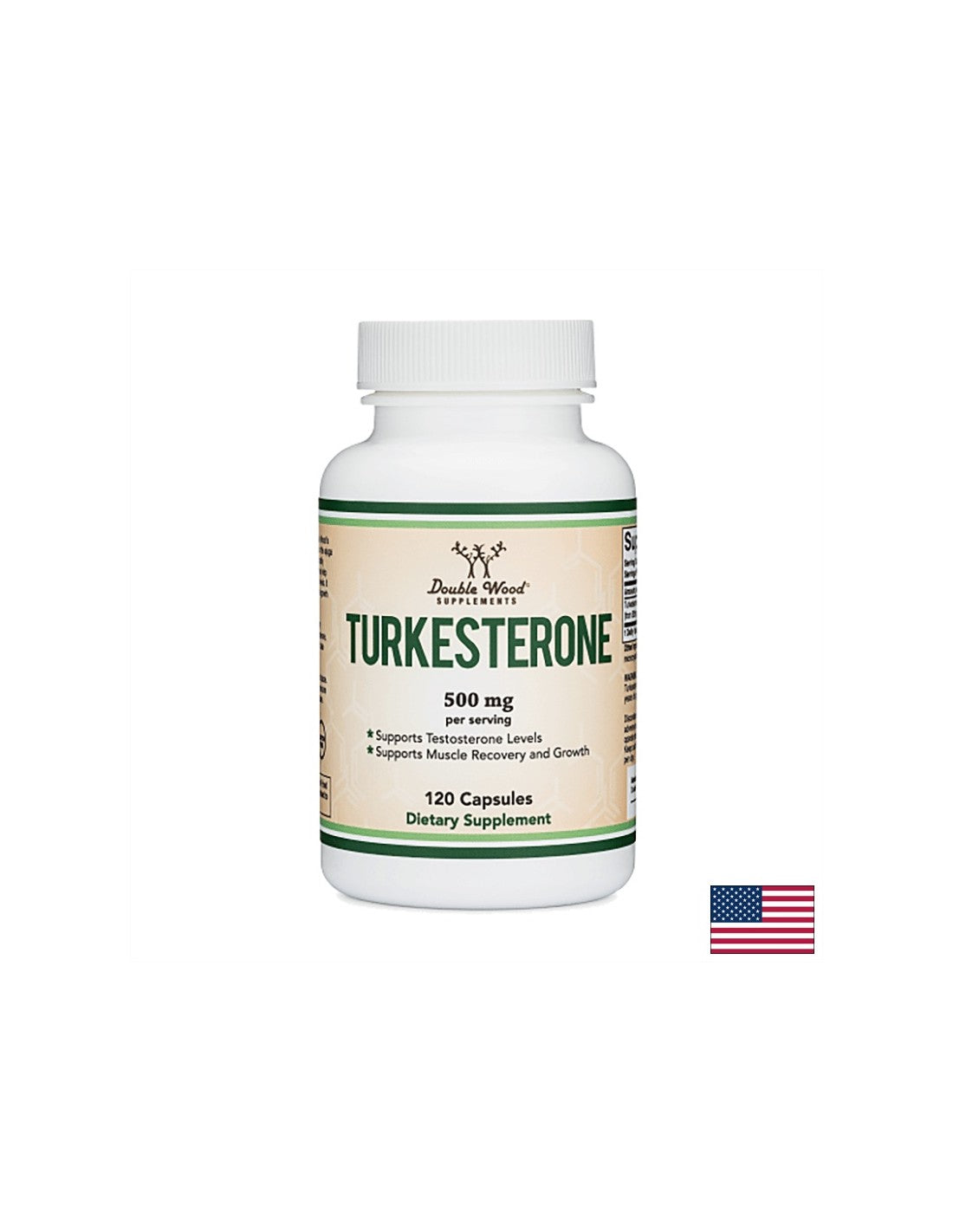 Turkesteron, 500 mg, 120 kapsul <tc>Double Wood</tc>