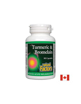 Kurkuma in bromelain - Kurkuma in bromelain, 90 kapsul <tc>Natural Factors</tc>