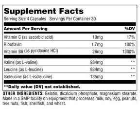 BCAA 2000 120 capsules - Nutra Best Europe