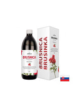 Brusnični sok za sečil, 500 ml, 10 odmerkov