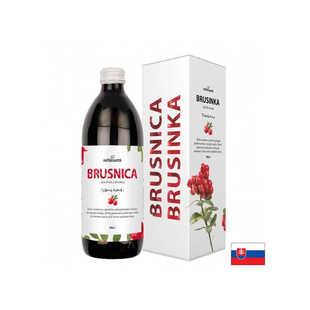 Brusnični sok za sečil, 500 ml, 10 odmerkov