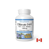 Za podporo imunosti, vida in možganskemu delovanju-Ultimate omega 3-6-9, 1200 mg x 90 kapsul softgela