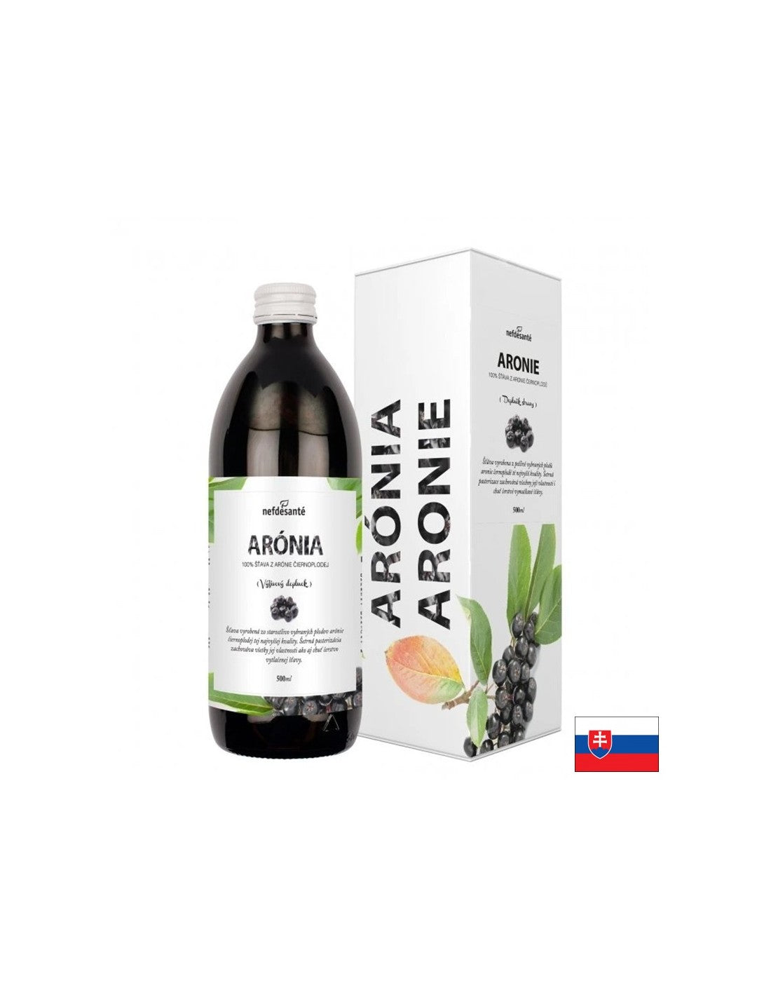 Aronia Juice - močan antioksidant - srce, presnovo in zdravje jeter, 500 ml, 10 odmerkov