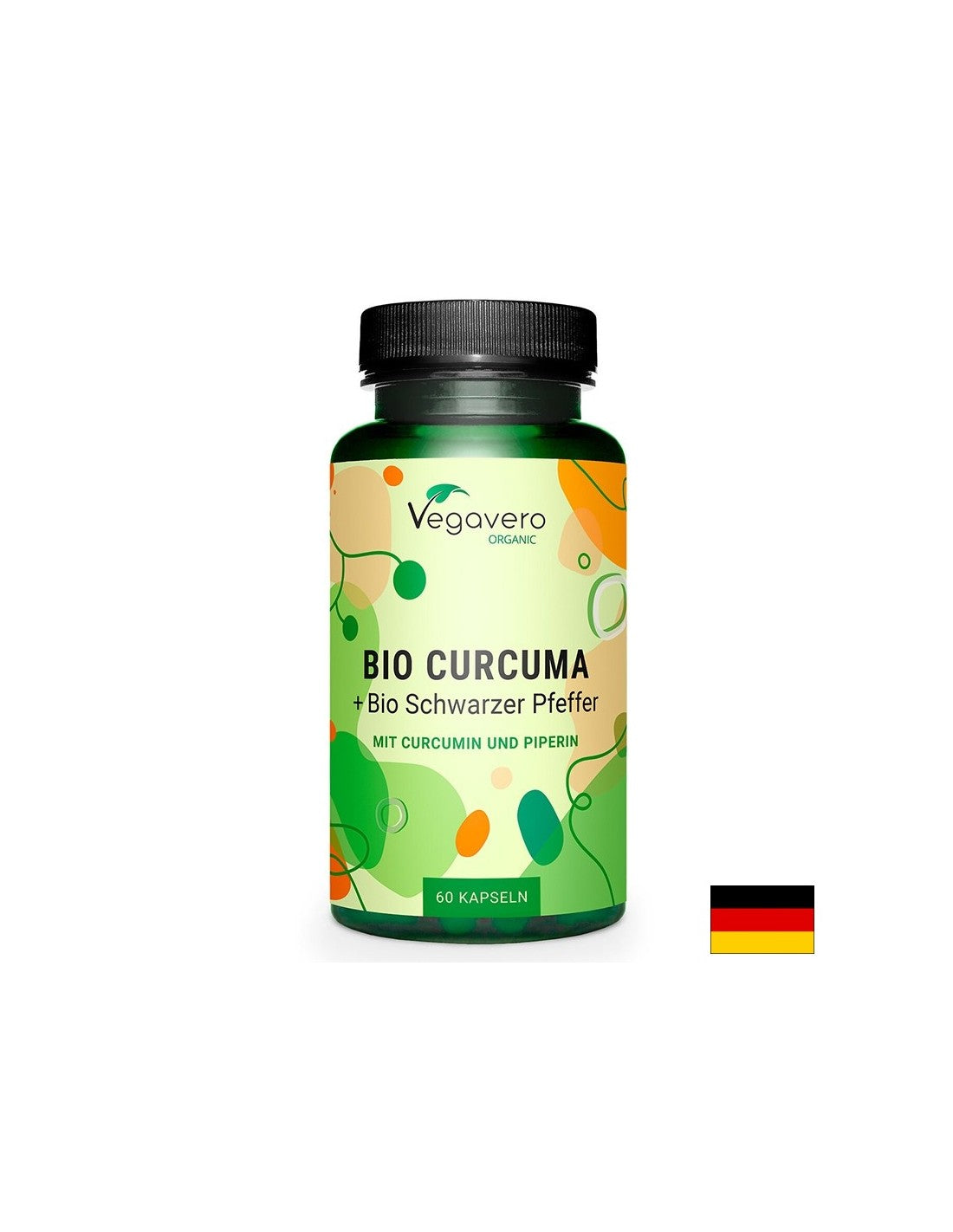Za podporo sklepom in dobro prebavo - Kurkuma + Črni poper BIO, 400 mg x 60 kapsul <tc>Vegavero</tc>