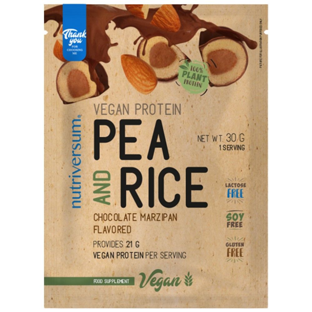 Veganski protein | Grah in riž - 30 gramov