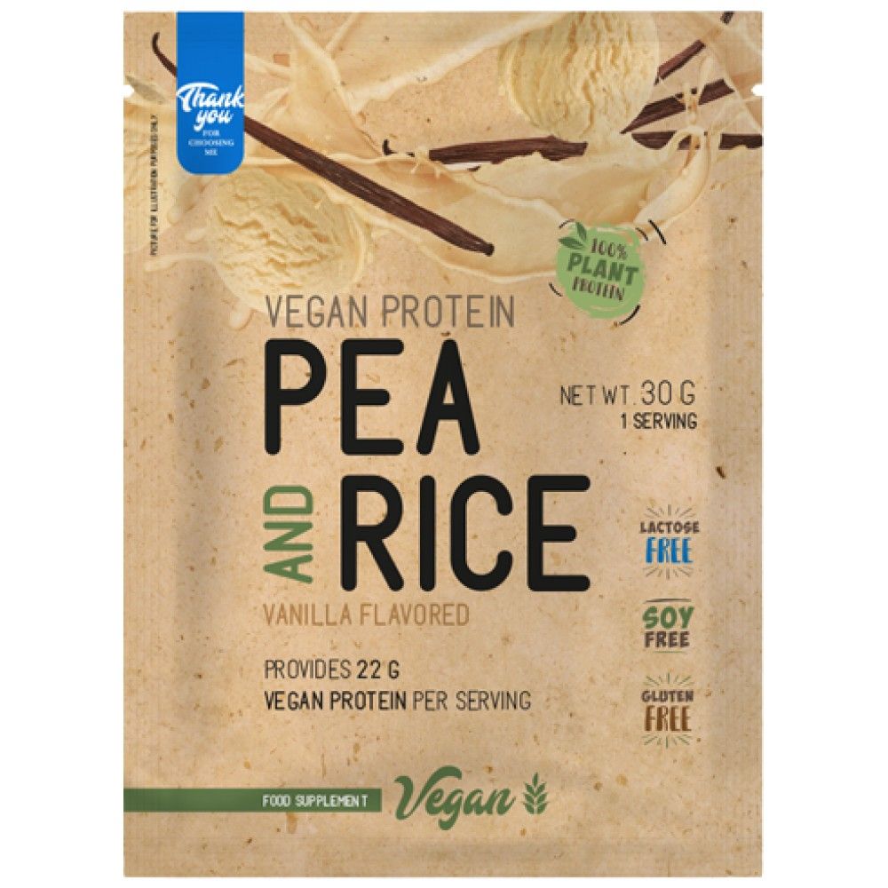 Veganski protein | Grah in riž - 30 gramov