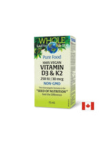 Vitamin D3 250 IU + K2 30 µg polna zemlja in morje® - Za kosti, imuniteto in zdrave krvne žile 15 ml kapljic