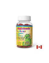 Bigfriends Vitamin D3 za otroke 600 iu - 60 gumij