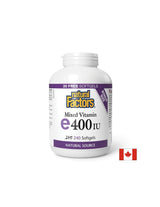 Vitamin E 400 iu · Naravni vir 268 mg - 240 gel kapsul