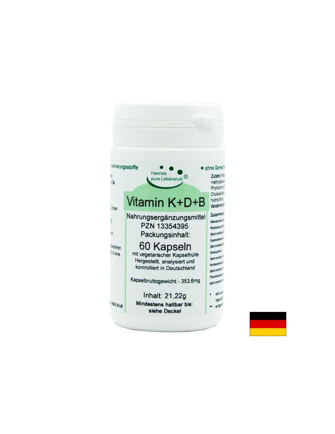 Vitamin K + D + B - Vitamin K + D + B, 60 kapsul El Contra