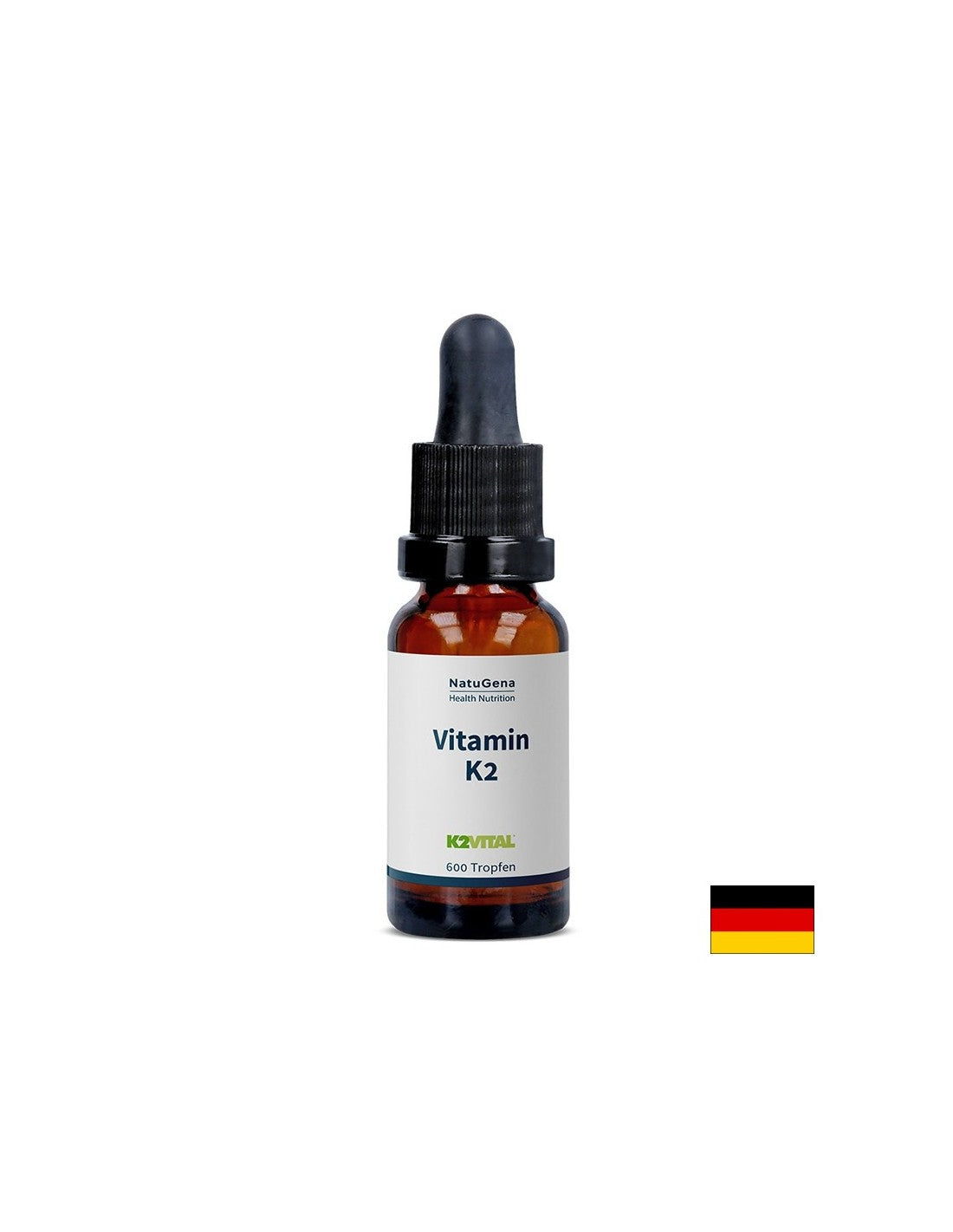 Vitamin K2 (Menaquinon MK -7) - zdravje kosti in ravnovesje kalcija, 20 ml kapljic, 75 odmerkov