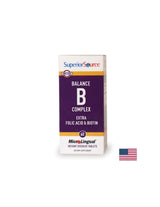 Vitamin B Complex, 60 podjezičnih tablet <tc>Superior Source</tc>
