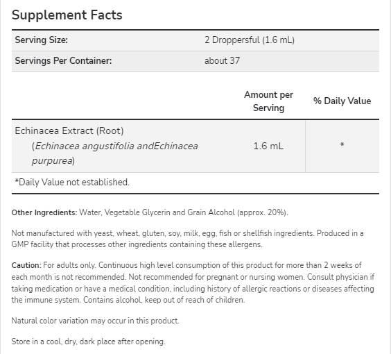 Echinacea tekoči ekstrakt - 59 ml