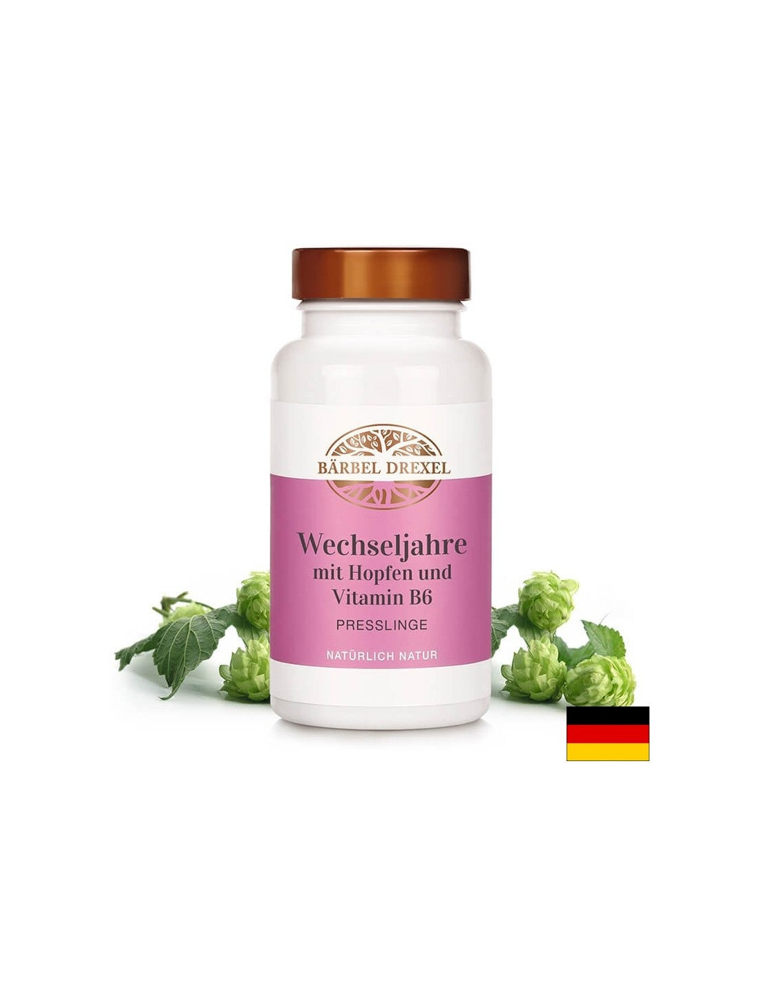Naravna formula za menopavzo - s hmeljem, vitaminom B6 in drugimi naravnimi sestavinami, 240 tablet <tc>Bärbel Drexel</tc>