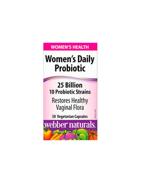 Women's Daily Probiotic - Probiotic for Women 25 billion active probiotics, 10 strains, 30 capsules - Nutra Best Europe