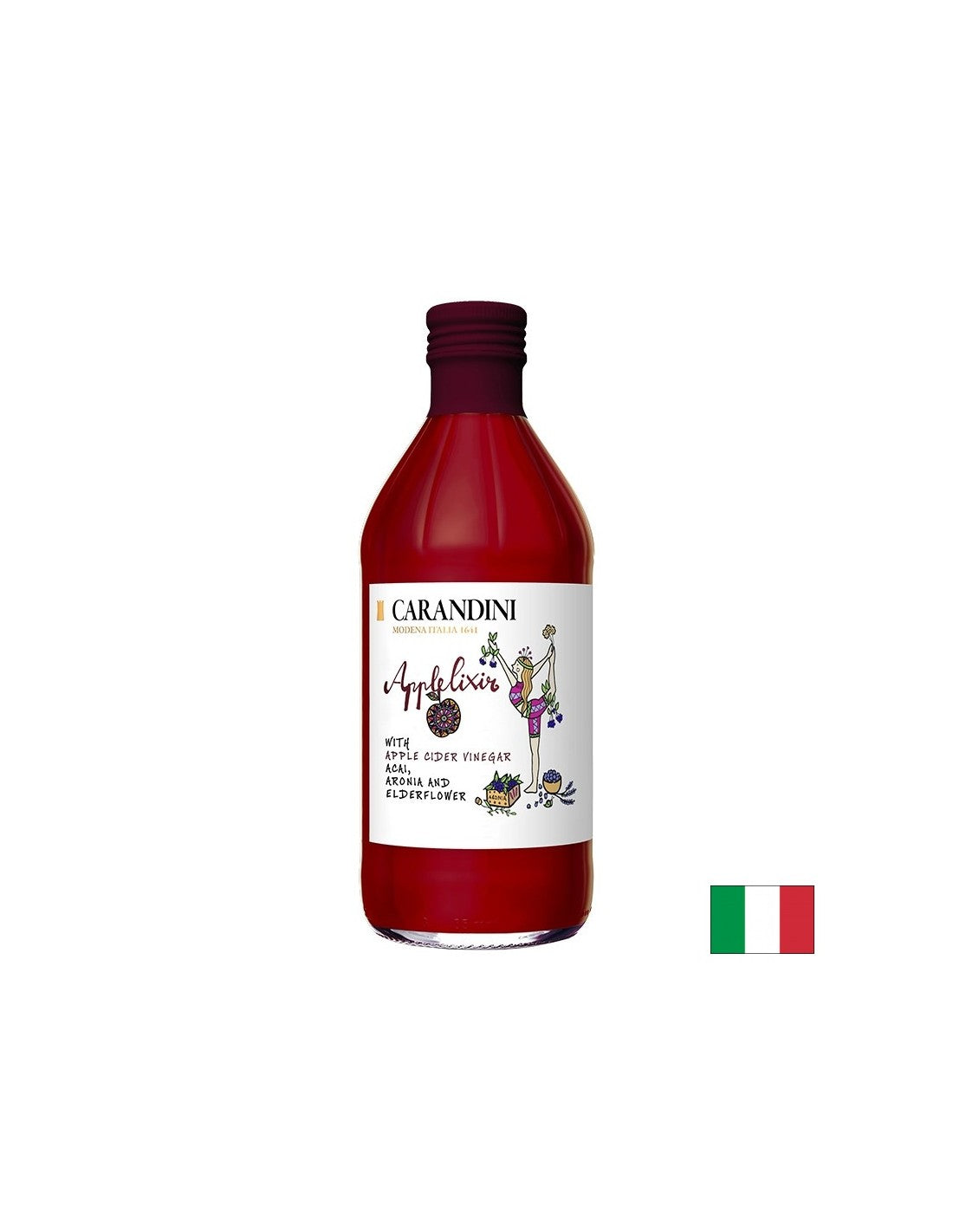 Jabolčni kis + acai, chokeberry in črni elderflower, 500 ml