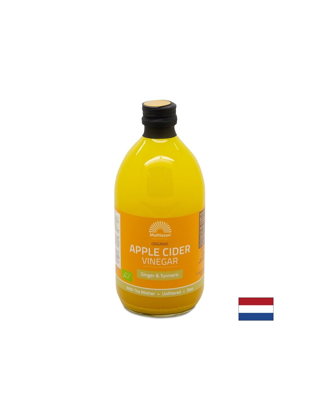 Jabolčni kis z ingverjem in kurkumo (Bio), 500 ml <tc>Mattisson Healthstyle</tc>