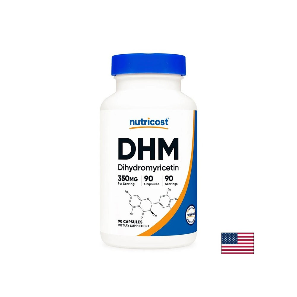 Za jetra s povečanim vnosom alkohola - dihidromiricin DHM, 350 mg x 90 kapsul