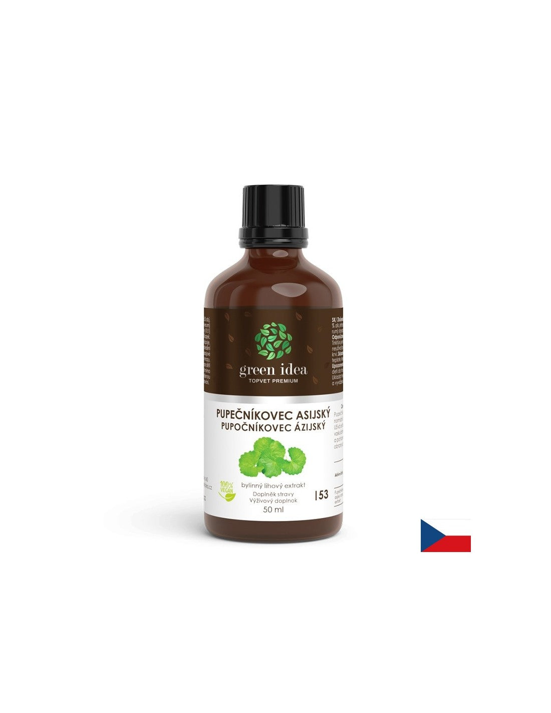 Za krvni obtok, venski sistem in možgani - Gotu Kola, 50 ml tinkture