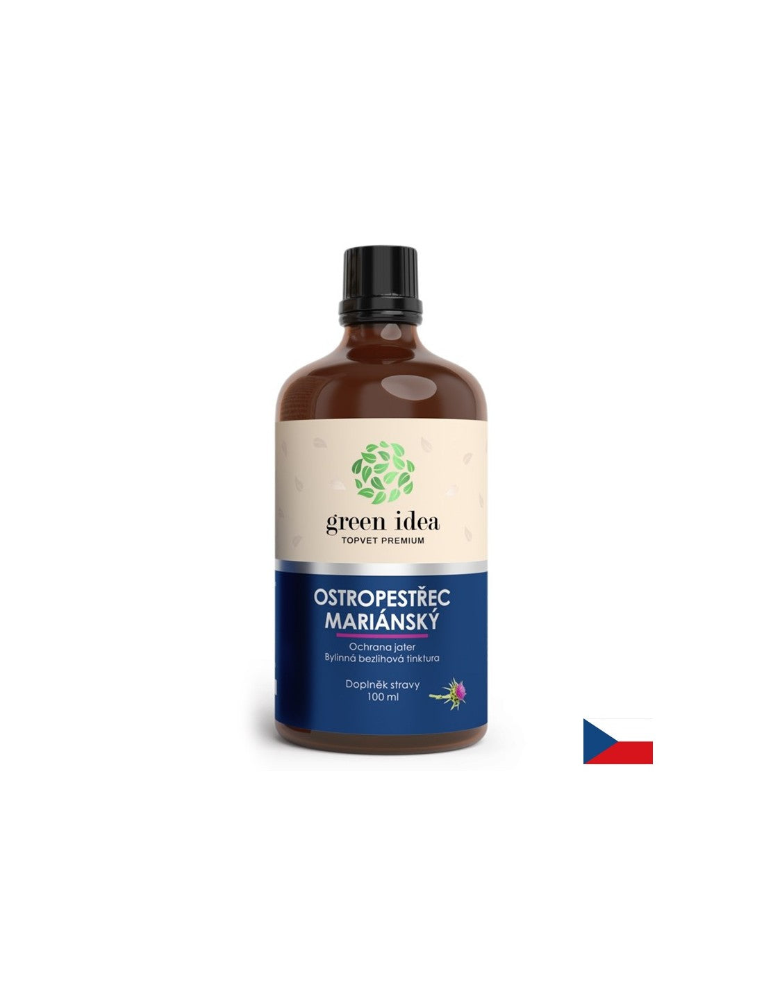 Zdravje jeter - Mlečna Thistle, 100 ml tinkture (brez alkohola)