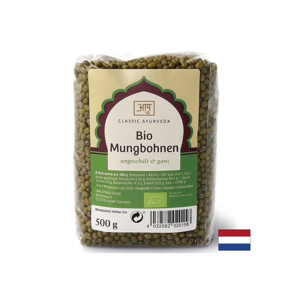 Zeleni mung fižol (nebeljeni), Bio, 500 g