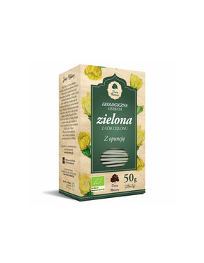 Green tea with prickly pear Bio, 25 filter bags - Nutra Best Europe