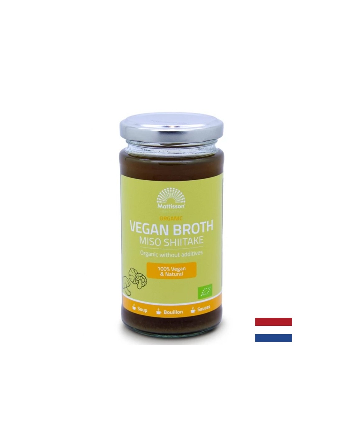 Probiotična zelenjavna juha z gobami Miso in Shiitake - (+ zelišča in začimbe), 240 ml