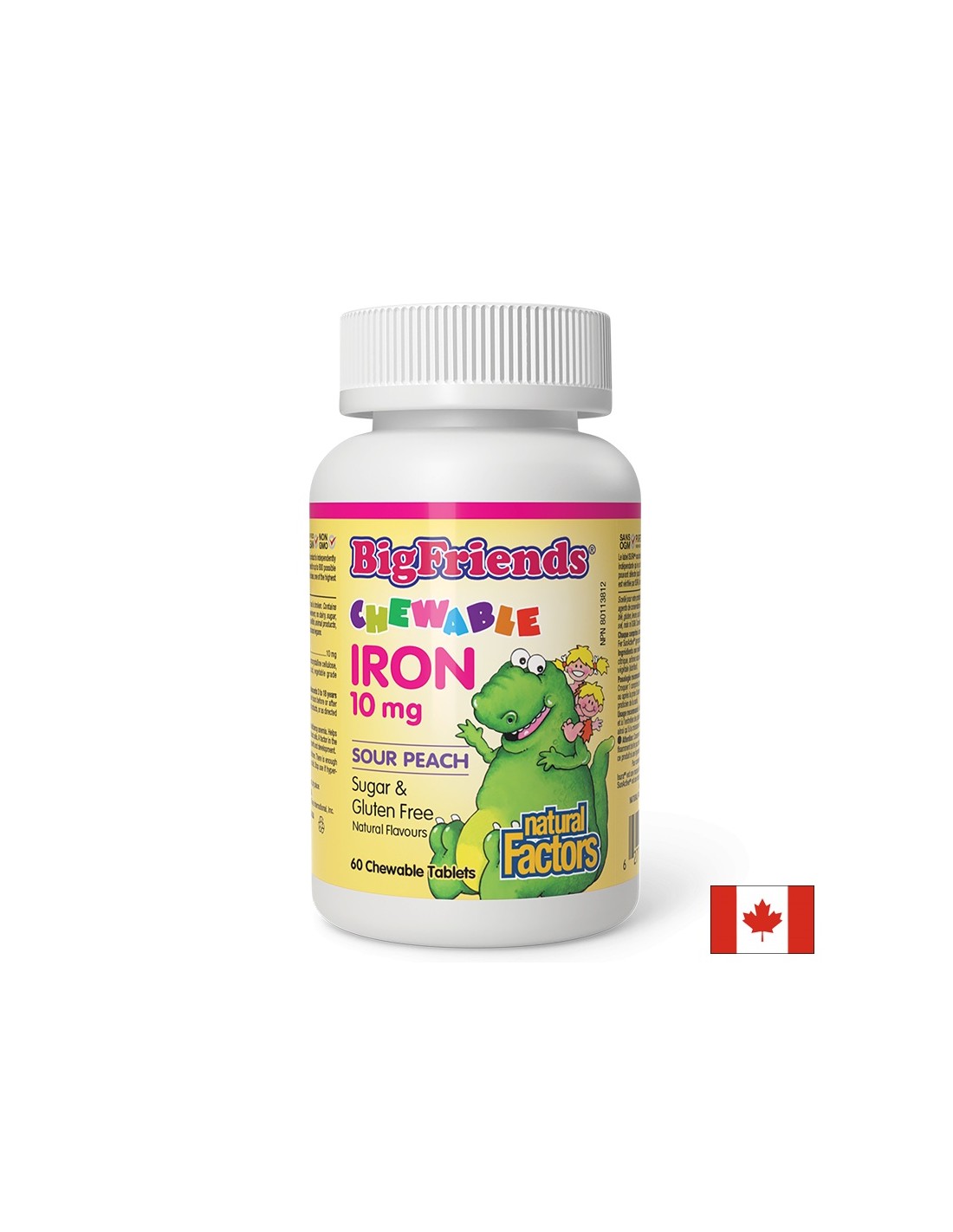 Big Friends® Chewble Iron 10 mg - 60 žvečilnih tablet