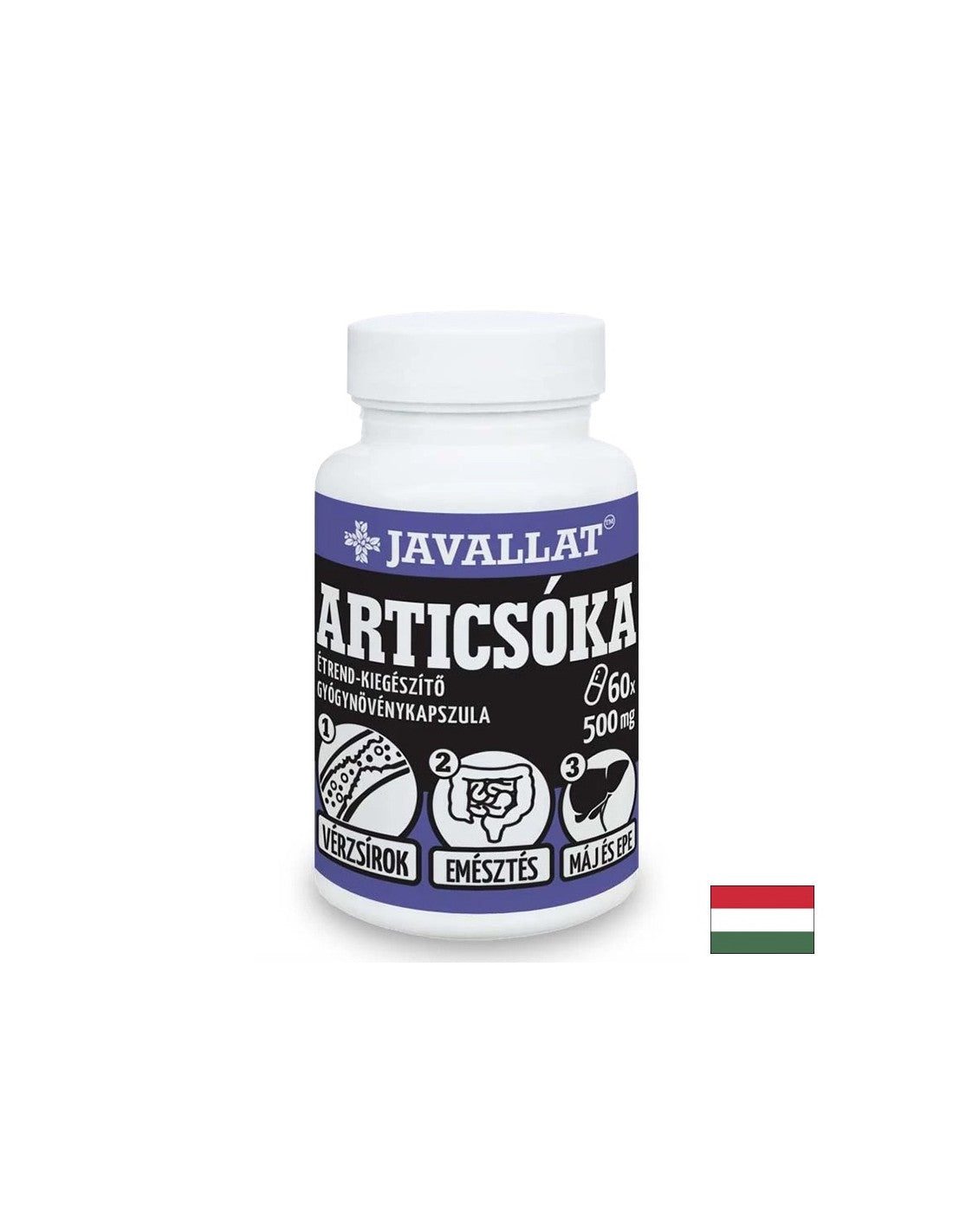 Žolč in jetra - artičoka, 500 mg x 60 kapsul