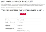 Magnezij pro+ vzdržljivost | s kalijem in vitaminom B1, B2, B6 - 12 x 100 ml