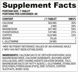 Ca/Zn/mg | Formula kalcijevega magnezija cinka - 60 tablet